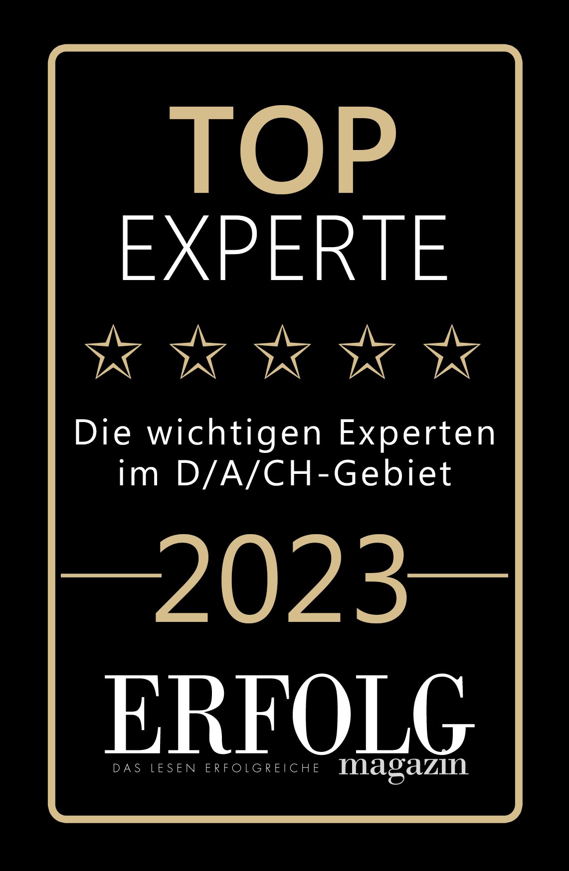 Top Experte 2023 ERFOLG Magazin